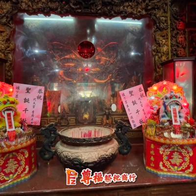 祝壽布獅座